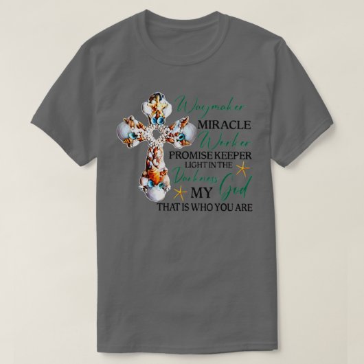 T-shirt Marche Miracle Worker Promesse Keeper Seashells C (Design devant)
