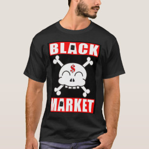 T-SHIRT MARCHÉ NOIR SKULLY