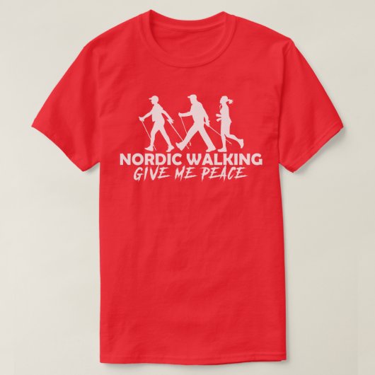 T-shirt Marche nordique 1 (Design devant)