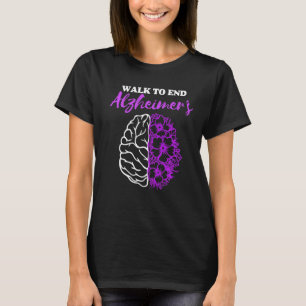 T-shirt Marche Pour Mettre Fin À La Maladie D'Alzheimer Se
