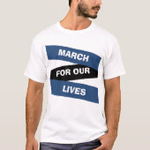 T-shirt Marche pour notre chemise de réforme des armes à f (Devant)