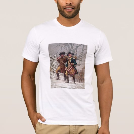 T-shirt Marche révolutionnaire de soldats de guerre (Devant)