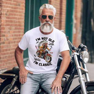 T-shirt Marche Sans Temps : Je Ne Suis Pas Vieux, Je Suis