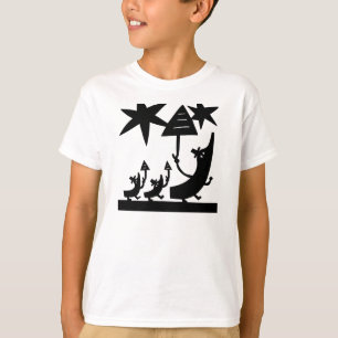 T-shirt Marche sous la pluie
