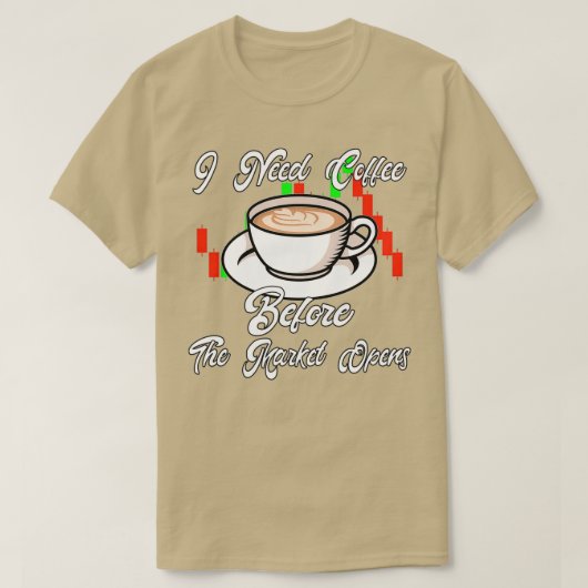 T-shirt Marché stock Forex Trader Trader Stock Exchange (Design devant)