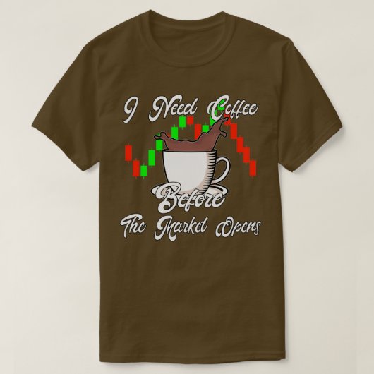 T-shirt Marché stock Forex Trader Trader Stock Exchange 1 (Design devant)