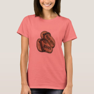 T-shirt marcher avec jésus