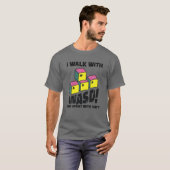 T-shirt Marcher Avec WASD Exécuter Shift Funny Desktop Pc (Devant entier)