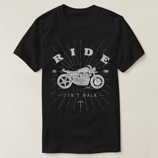 T-shirt Marcher Dead Daryl Ride Ne marche pas (Design devant)
