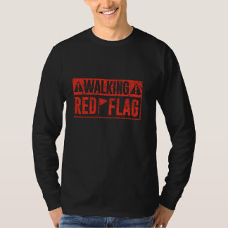 T-shirt Marcher Drapeau Rouge Drapeaux Rouges Drôle Mème D