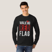 T-shirt Marcher Drapeau Rouge Drapeaux Rouges Drôle Mème D (Devant entier)