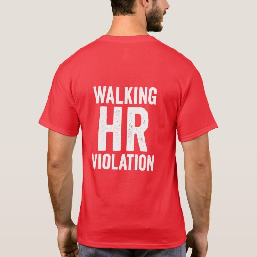 T-shirt Marcher HR Violation Tee (Dos)