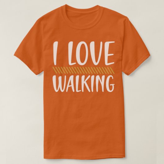 T-shirt Marcher, j'aime (Design devant)