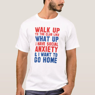T-shirt Marcher Jusqu'Au Club