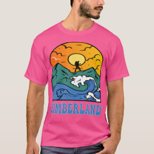T-shirt Marcher Les Randonnées De Cumberland Les Côtes Des