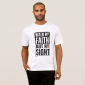 T-SHIRT MARCHER PAR LA FOI PAS PAR LA VUE (Devant entier)