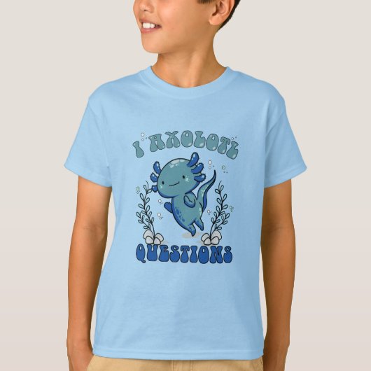 T-shirt Marcher Poisson Vous Axolotl Questions (Devant)