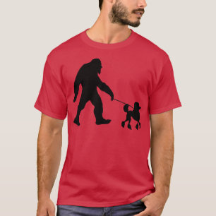 T-shirt Marcher son caniche