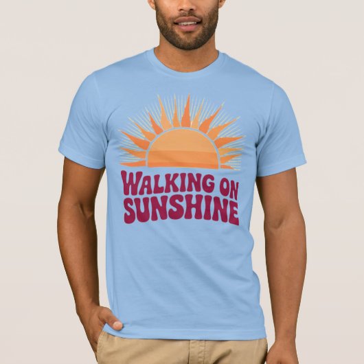 T-shirt Marcher Sous Le Soleil (Devant)