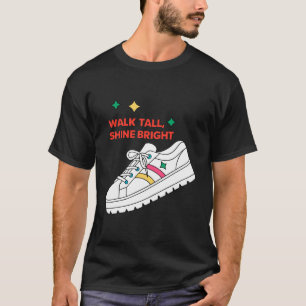 T-shirt Marcher Tall Shine brillant Plateforme brillante l