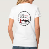T-shirt Marcheur de chien (Dos)