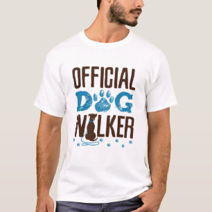 T-shirt Marcheur de chien officiel