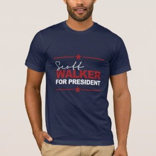 T-shirt Marcheur de Scott pour le président signature 2016