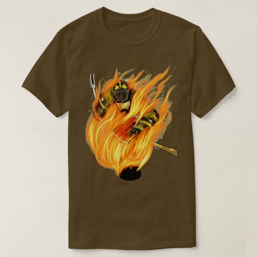 T-shirt Marcheur d'incendie (Design devant)