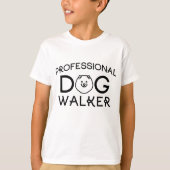T-shirt Marcheuse professionnelle chien mignonne chiot amo (Devant)
