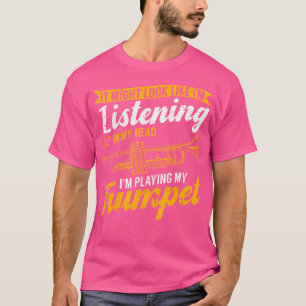 T-shirt Marching Band Dans Ma Tête Je Joue Ma Trompette