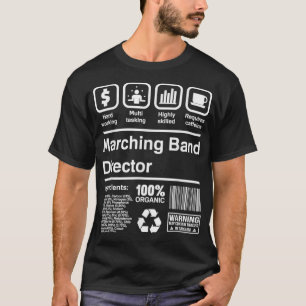 T-shirt Marching Band Directeur Cadeaux Drôle