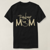 T-shirt Marching Band Funny Trombone Maman (Design devant)