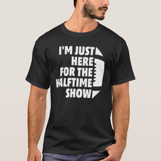 T-shirt Marching Band Je suis juste ici pour le Halftime S (Devant)