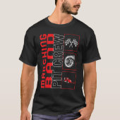 T-shirt Marching Band Pit Crew Voiture Course Course Pilot (Devant)