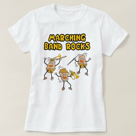 T-shirt Marching Band Rocks (Design devant)