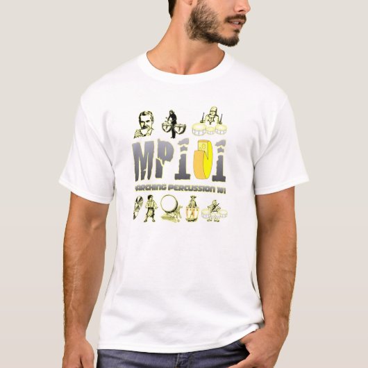 T-shirt Marching Percussion 101 (MP101) (Devant)