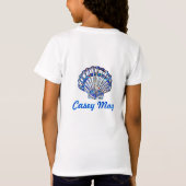 T-Shirt Marco Island Florida Pretty Mosaic Seashell Name (Dos)