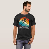T-shirt Marconi Beach Massachusetts Beach Palm Tree Souven (Devant entier)