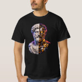 T-shirt Marcus Aurelius Cyberpunk Tee (Devant)
