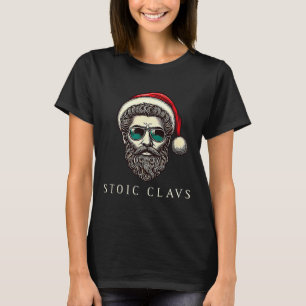 T-shirt Marcus Aurelius Stoïcien Père Noël Stoïcisme Drôle
