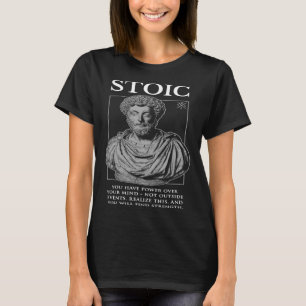 T-shirt Marcus Aurelius u201CFind Strengu201D Stoicism Q