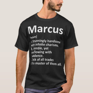 T-shirt MARCUS Définition Personnalized Funny Birthday