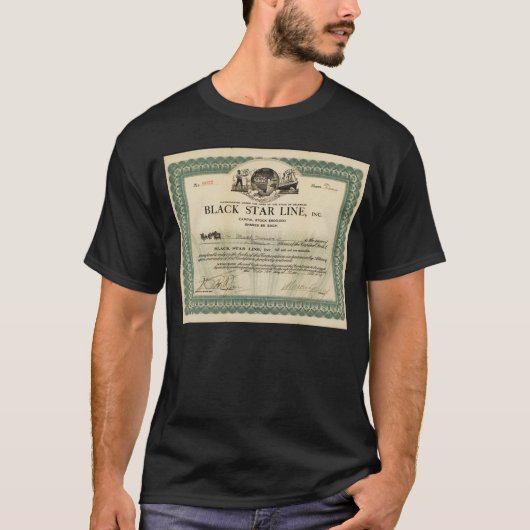 T-shirt MARCUS GARVEY BLACK STAR (Devant)