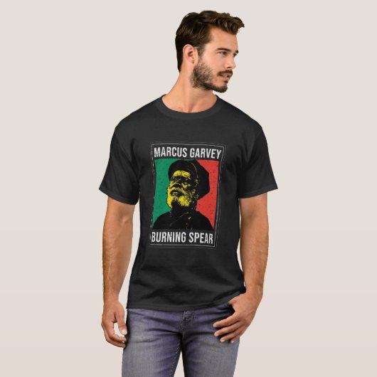 T-shirt Marcus Garvey - Burning Spear Essential (Devant entier)