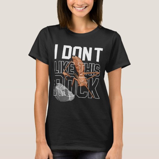 T-shirt Marcus The Worm I Don't Like This Rock Funny Meme (Devant)