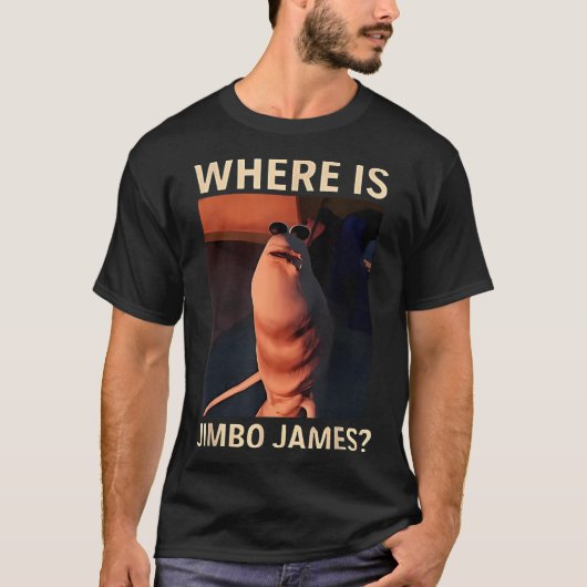 T-shirt Marcus The Worm Where Is Jimbo James Funny Meme (Devant)