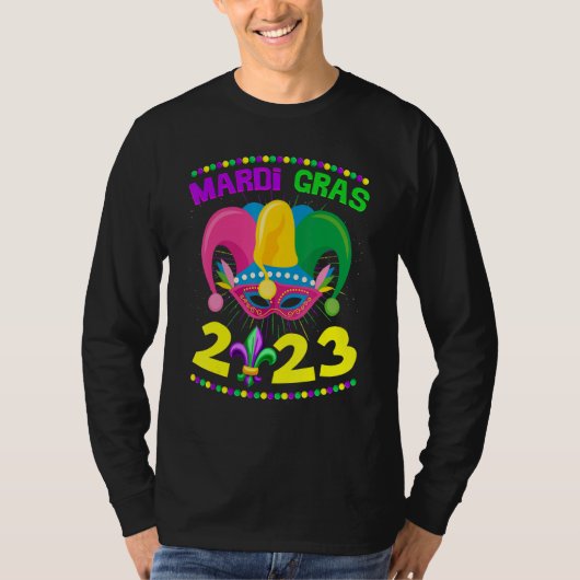 T-shirt Mardi Gras 2023 Jester Outfit New Orleans Carnaval (Devant)