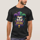 T-shirt Mardi Gras 2025 : Perles, masques et souvenirs (Devant)