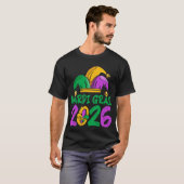 T-shirt Mardi Gras 2026 Jester Hat Carnival Celebration (Devant entier)