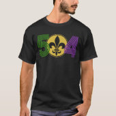 T-shirt Mardi Gras 504 (Devant)